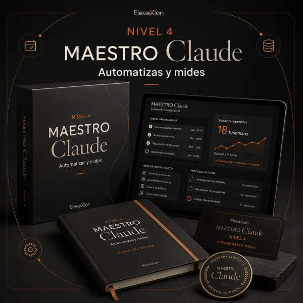 Nivel 4 — Módulo 4 — Maestro Claude: automatizas y mides.